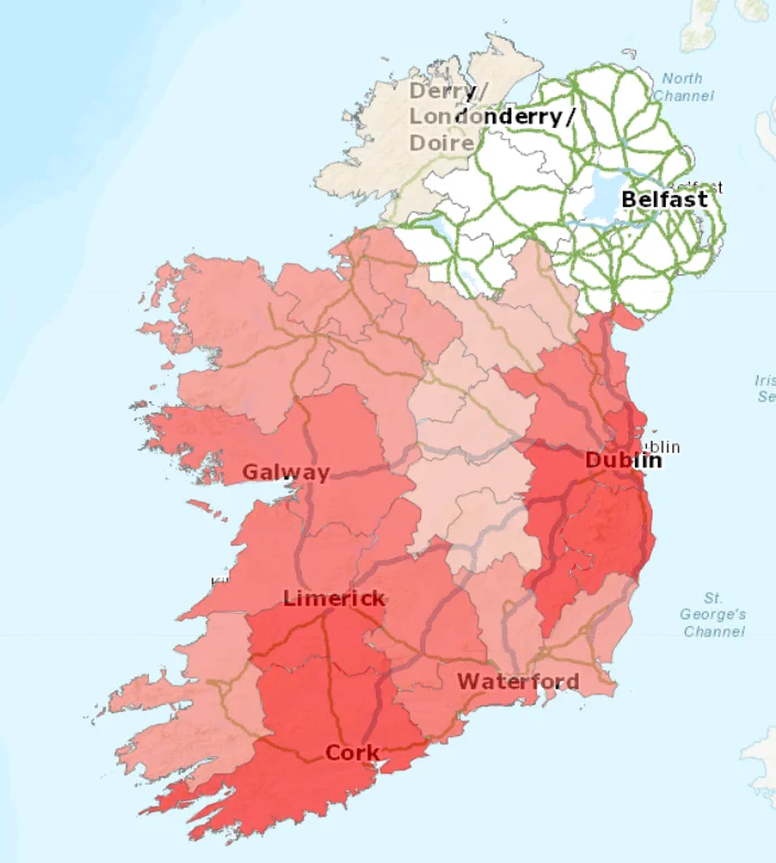 Remote Work Is The Best Solution For Regional Income Inequality 1 Remote work map